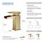 Kibi Waterfall Single Handle Bathroom Vanity Sink Faucet KBF1004BG - alternate 6
